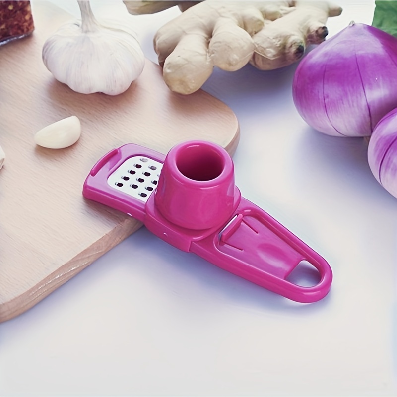 1pc Portable Outdoor Multifunction Garlic Grinder Manual Garlic Press  Machine Vegetable Cutter Food Meat Grinder Kitchen Tools Pepper Corn