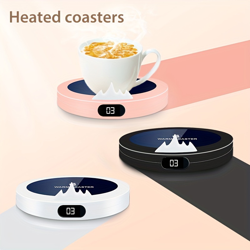 MyWarmComfort© Heated Mug Coaster Warm And Toasty Longer
