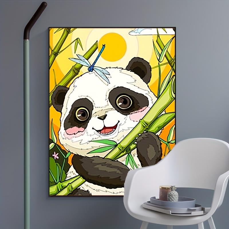 Panda legal dos desenhos animados. Arte Animal.