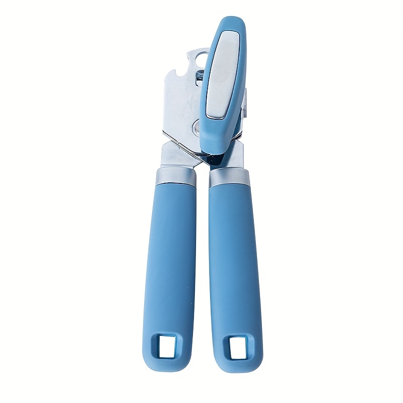  Farberware Professional Retro Heavy Duty Stainless Steel Smooth  Edge Manual Hand Held Can Opener With Soft Touch Handle, Rust Proof  Oversized Handheld Easy Turn Knob Blue : Home & Kitchen