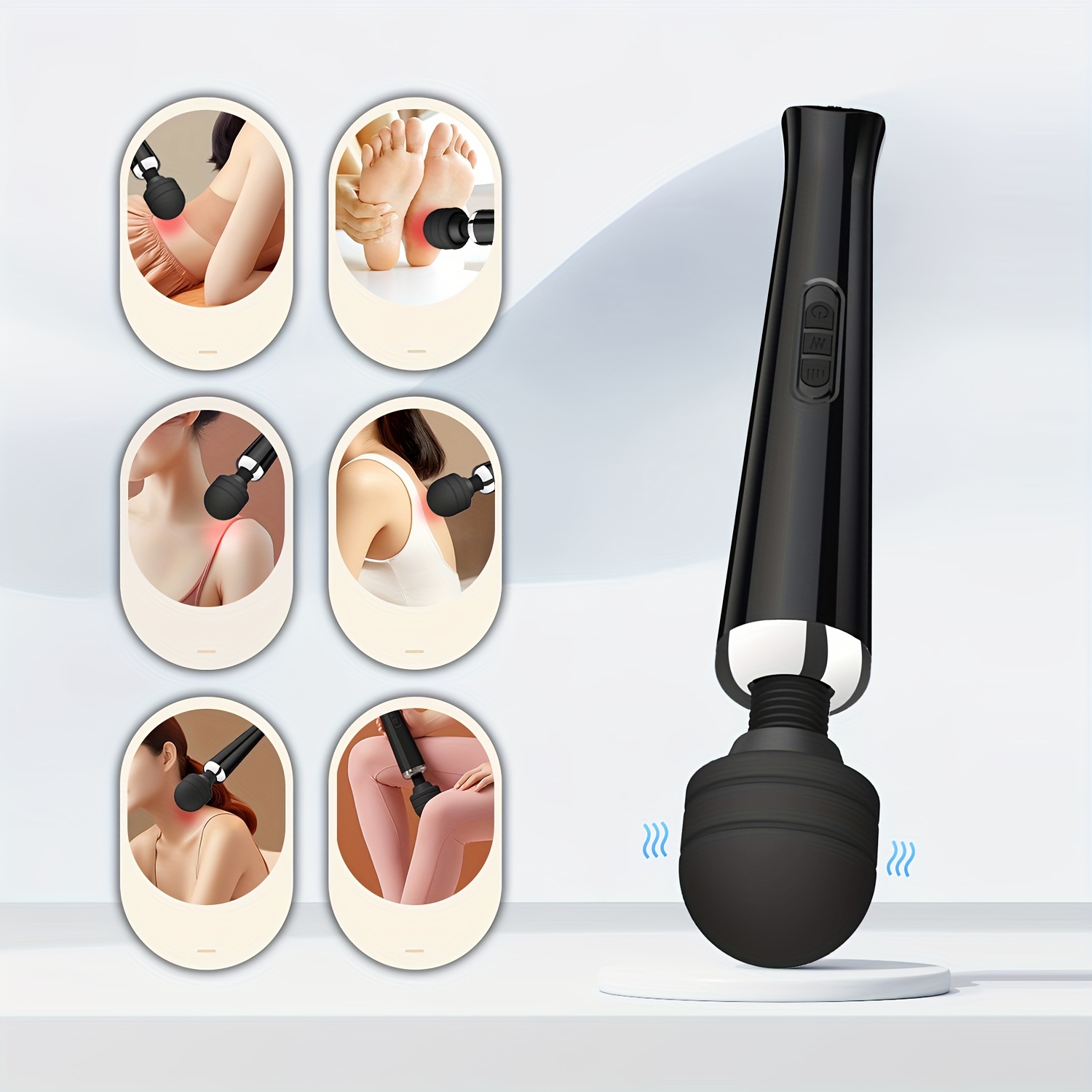 Meridian Brush Handheld Shoulder And Neck Massager Electric - Temu