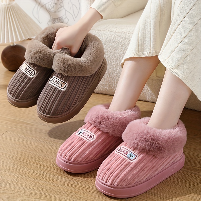 Teddy bear slippers online for women