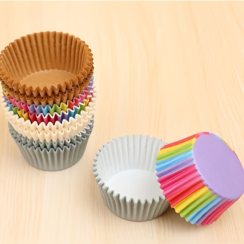 100pcs Paper Cupcake Cup Muffin Baking Cups Liners Cupcakes Case