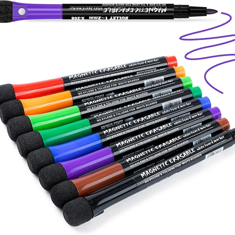 Fine Tip Dry Erase Markers Magnetic Dry Erase Markers With - Temu