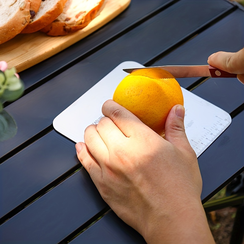 1pc Kitchen Multifunctional Small Draining Cutting Board Mini Portable Chopping  Board For Fruits Vegetables, Household Plastic Cutting Board