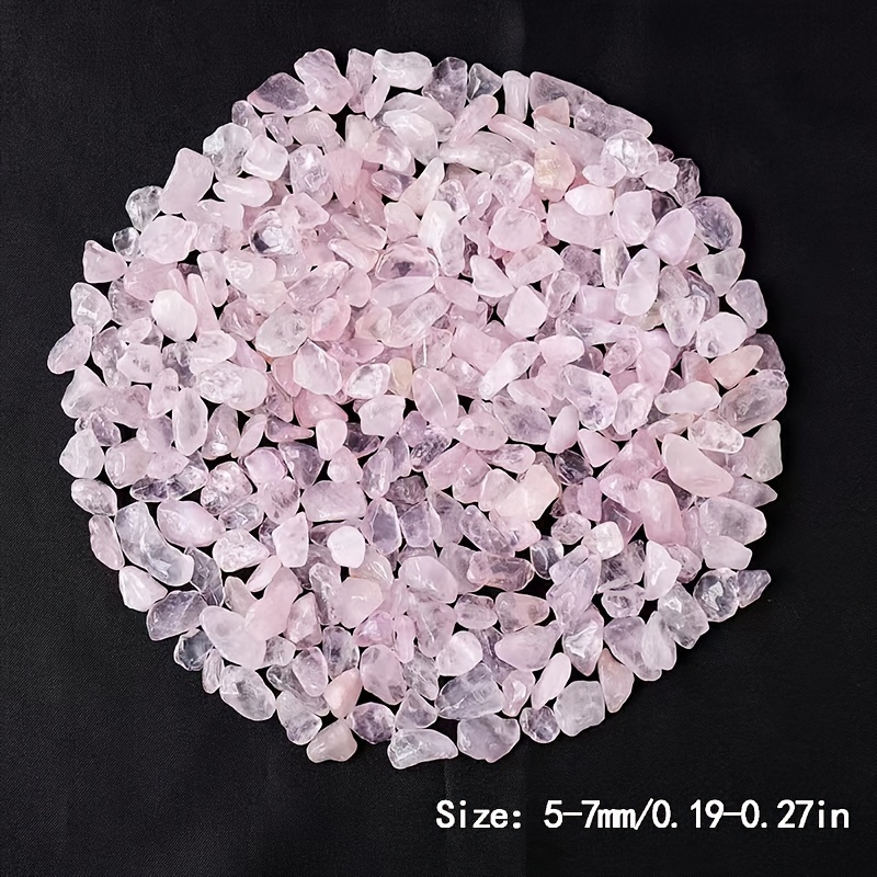 Rose Quartz - Tumbles (Pebble Size) - 2 Oz Bag