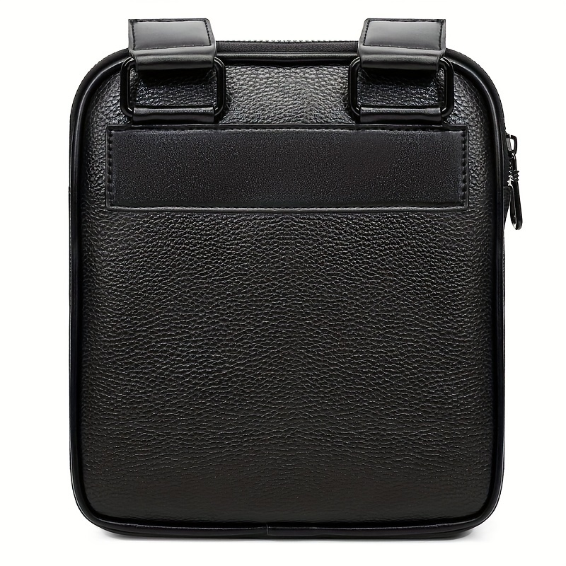 Men's Crocodile Pattern Shoulder Bag Small Square Crossbody