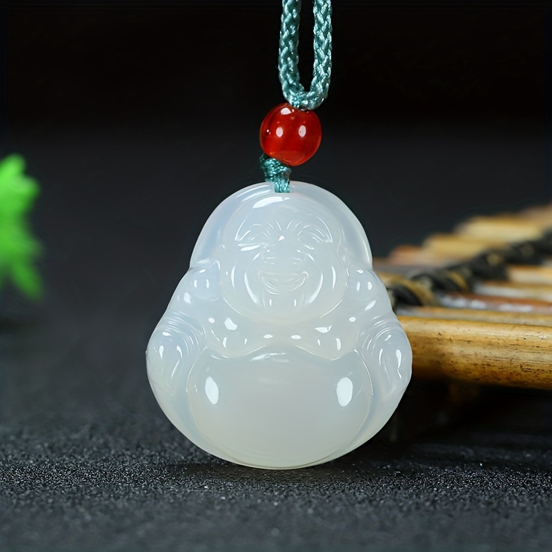 White deals buddha pendant