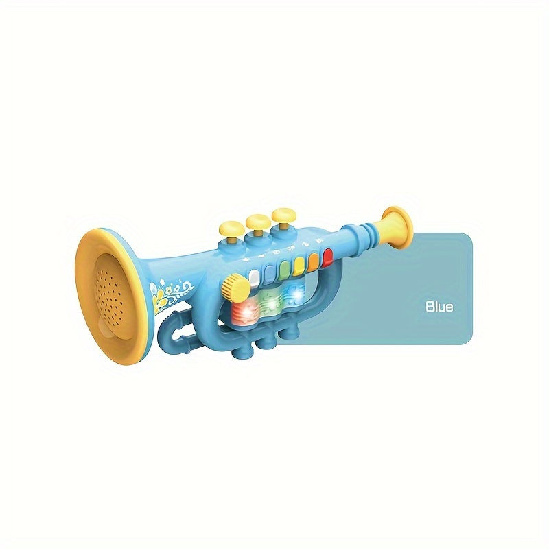Trompeta Instrumento Musical Juguete Puede Ser Soplado Luz - Temu