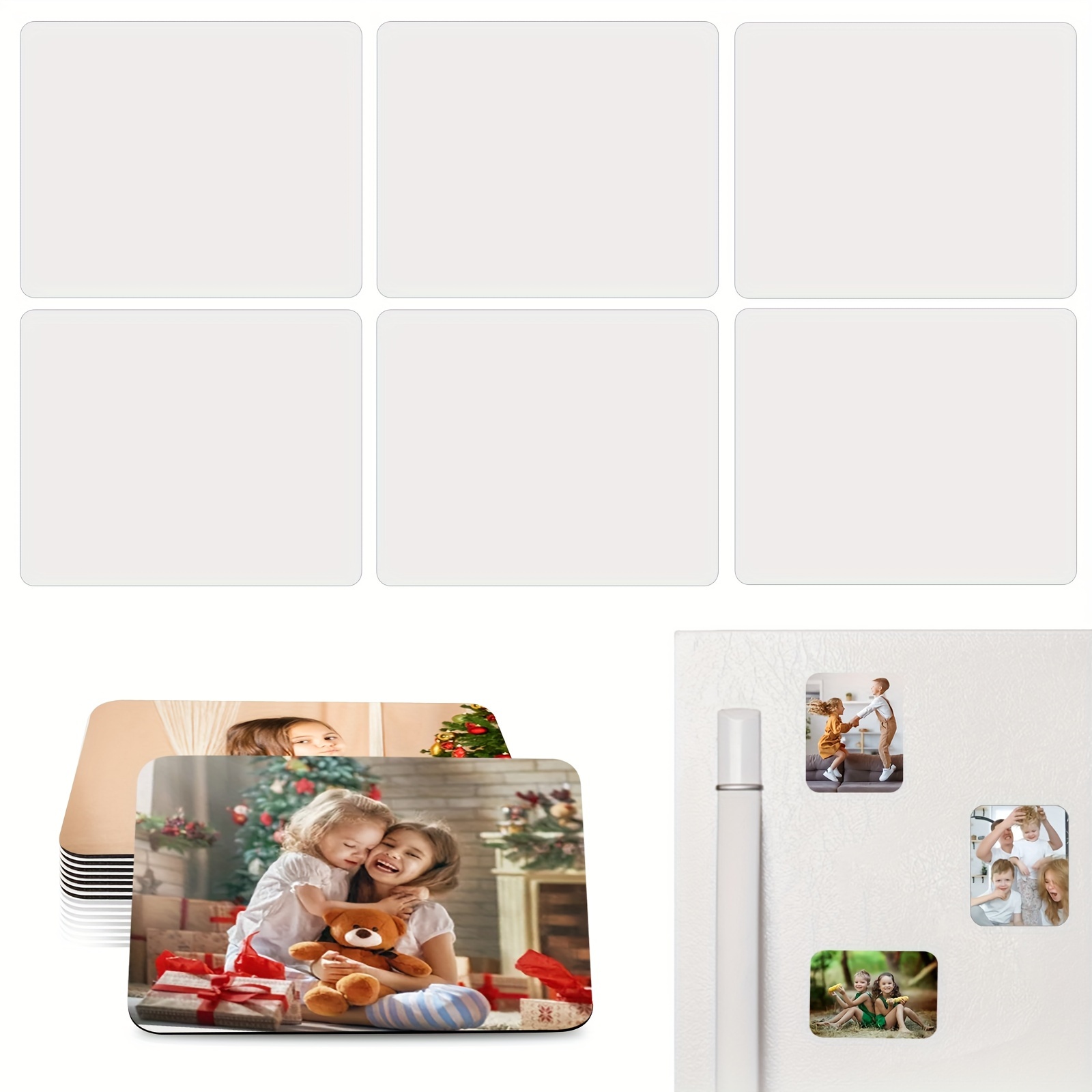  Sublimation Magnet Blanks, 30PCS Sublimation Blank Refrigerator  Magnets - Personalized Fridge Magnet Sublimation Blanks Products for  Kitchen Office Decorative, 5.5x5.5 cm (Round) : Home & Kitchen