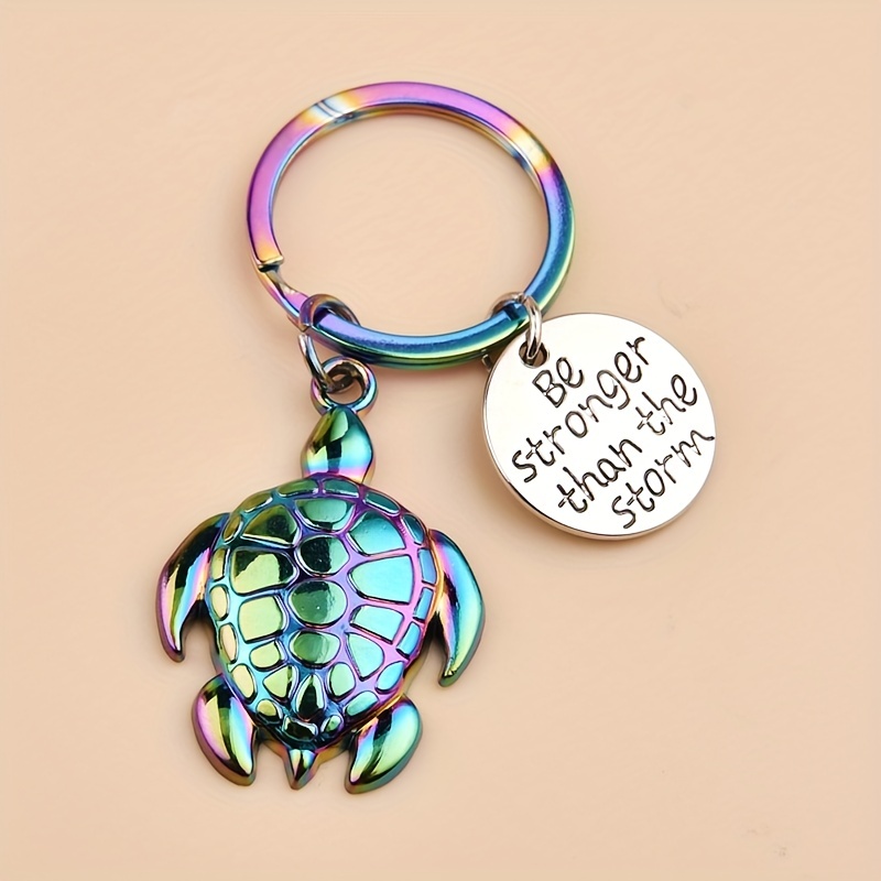 Five Color Turtle Awesome Keychain for Men, Creative Gift for Men,Men Gifts Ideas,Temu