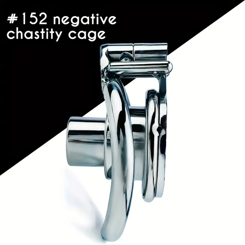 Male Chastity Cage Penis Ring Cage Stainless Steel Flat - Temu