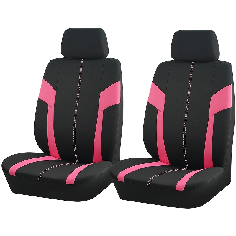 Car Seat Covers Set Women Airbag Compatible Soft Fabric - Temu