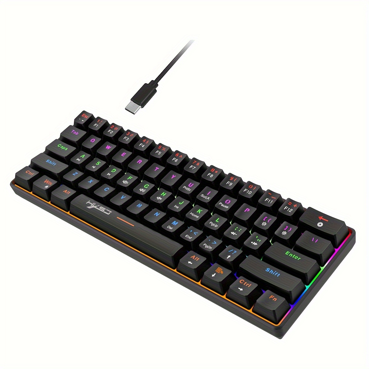 Achetez en gros Clavier De Jeu Rétroéclairé Rvb 61 Touches Clavier Compact Clavier  Sans Fil Chine et Clavier Mécanique à 18.5 USD