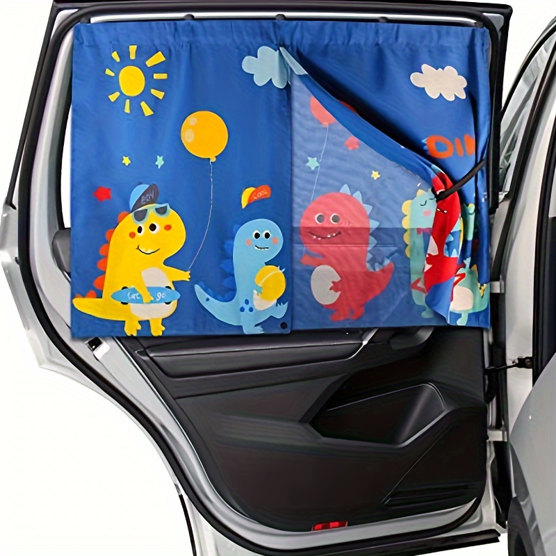 Paquete de 4 parasoles para ventana de automóvil, parasol para ventana de  automóvil para bebé, cubierta de malla transpirable para ventana de