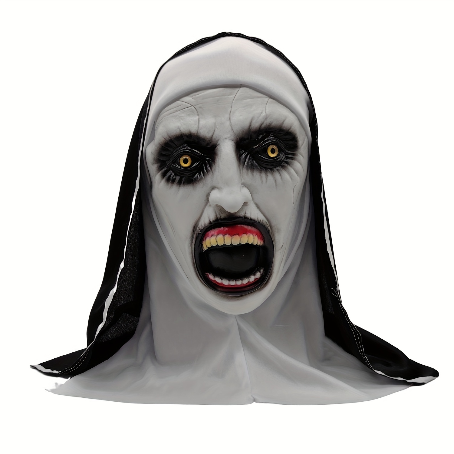 Halloween Ghost Mask Festival Horror Mask Scary Ghost Sister - Temu