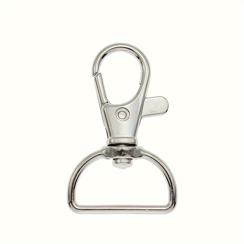 20pcs Small Swivel Snap Hooks Clasp Clips Rotary Keychain Keyring