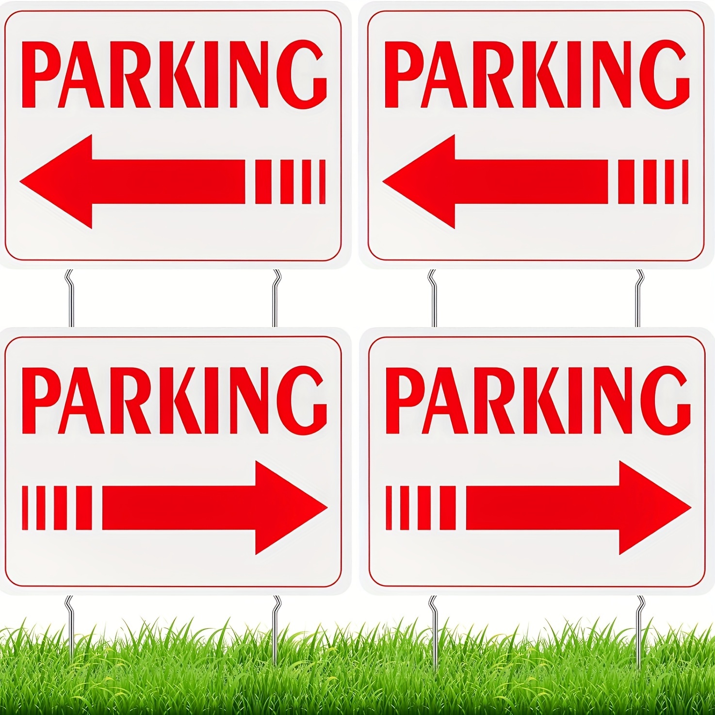plastic parking signs logo