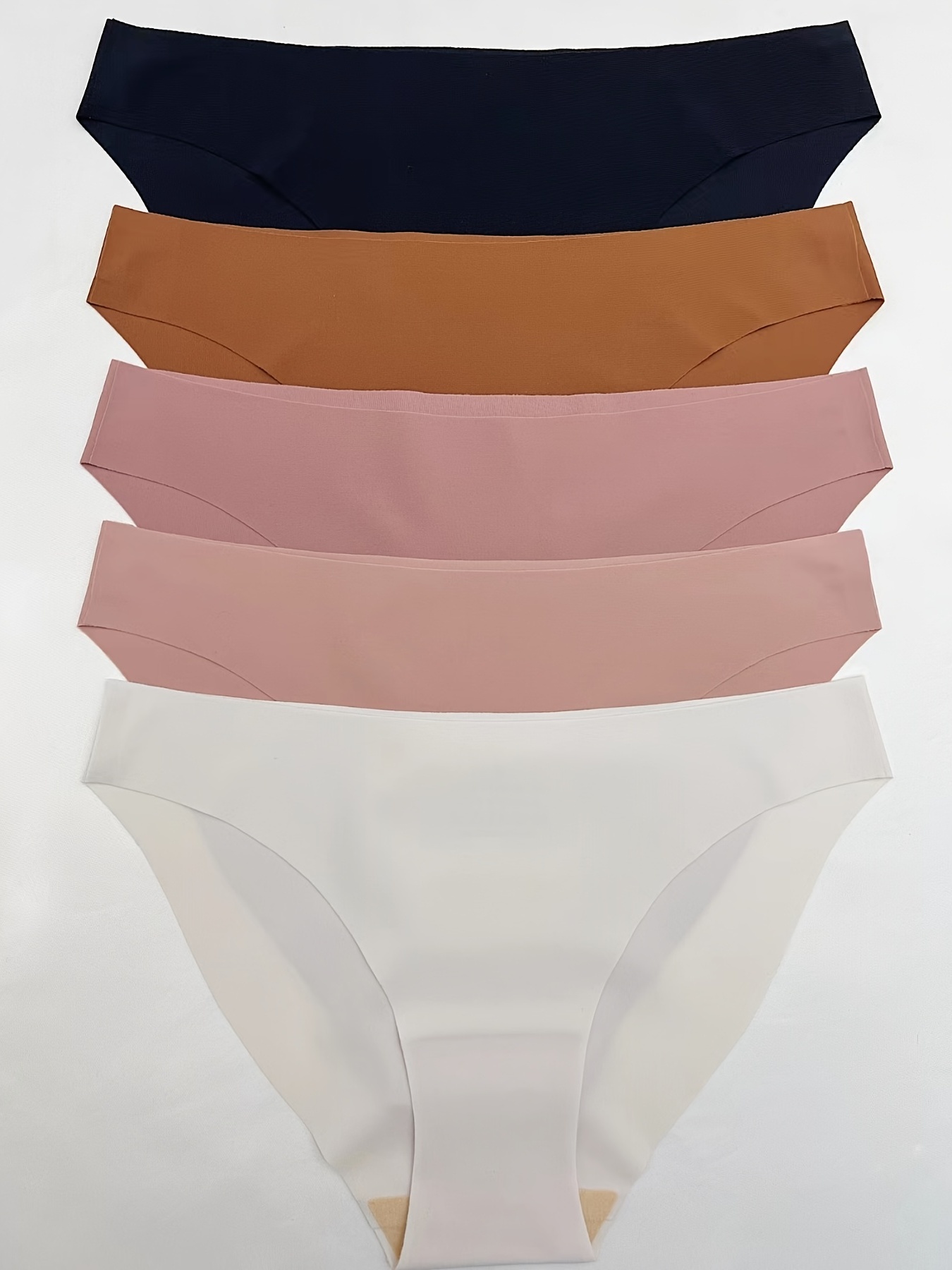 Women's Solid Seamless Bikini Panties High Quality Medium - Temu Canada