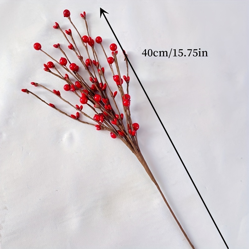 Christmas Berry Stem Red 40cm