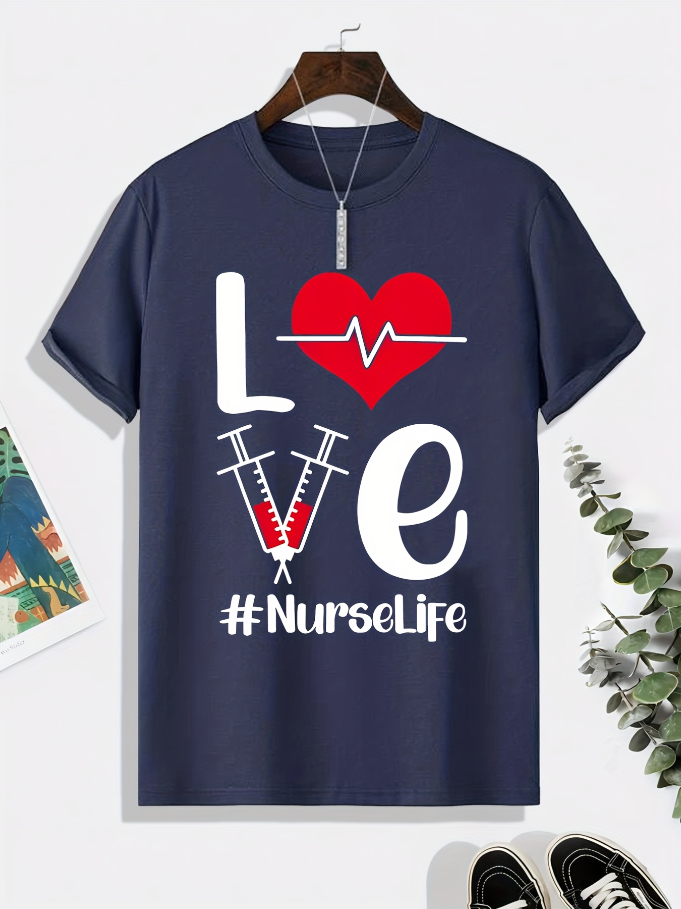 Nurse Navy Graphic Tee