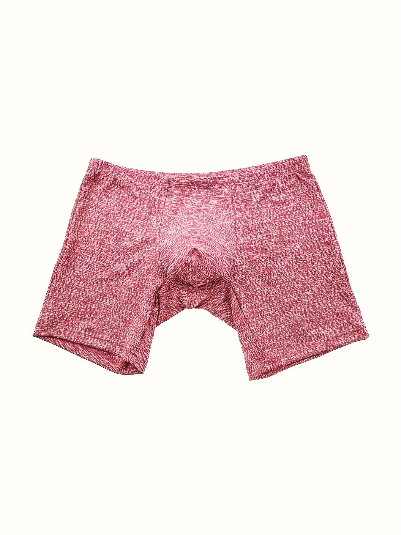 Men's Breathable Comfortable Soft Stretchy Plain Color Boxer