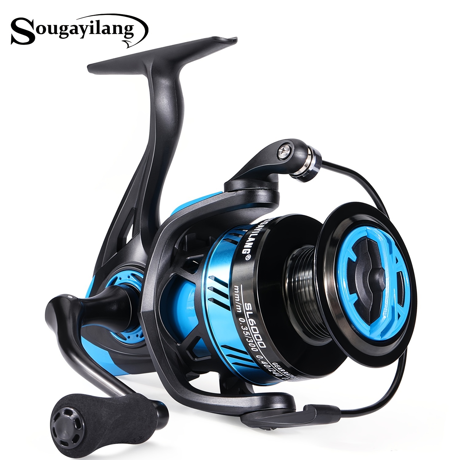 Spinning Fishing Reels Metal Body 5.2:1 Gear Ratio Smooth 10BB for Inshore  Boat Rock Freshwater