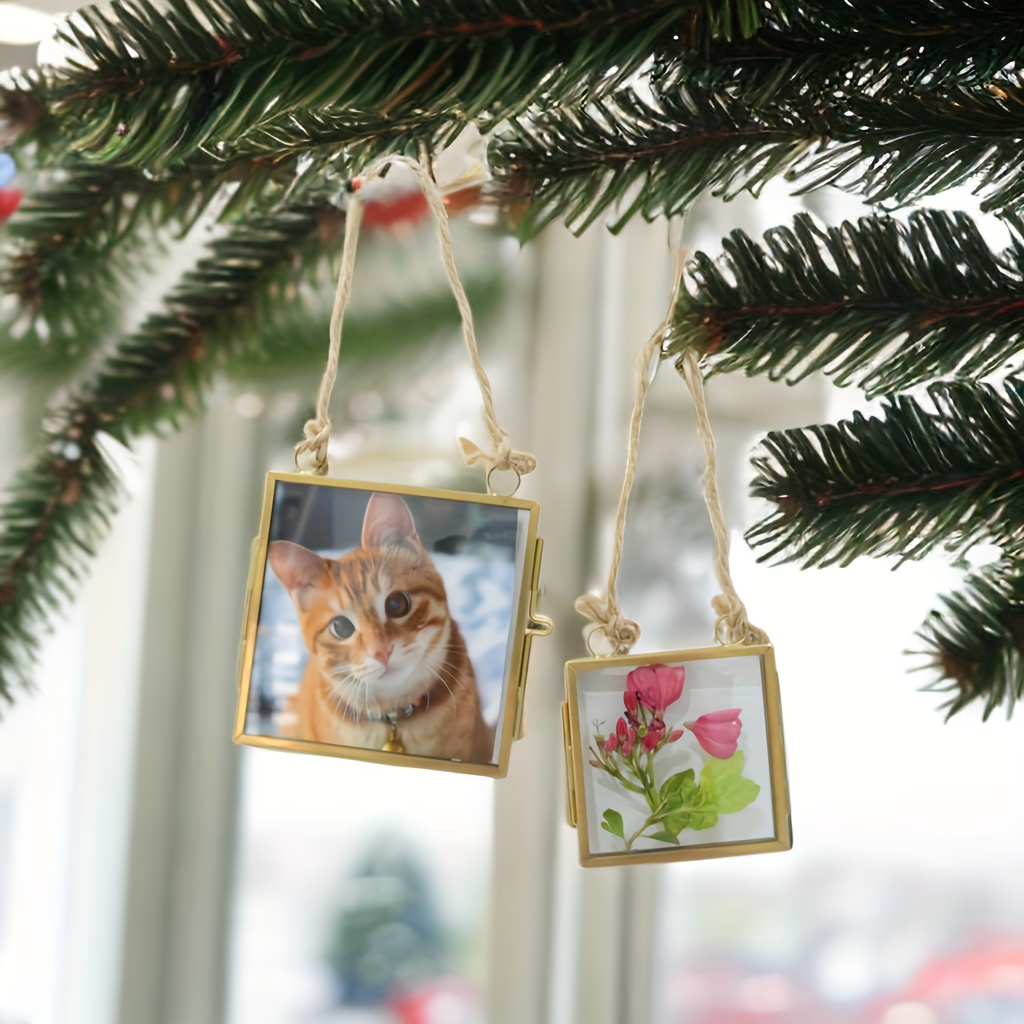 Holiday  Tiny Christmas Ornaments 198s Wooden Tiny Ornaments New