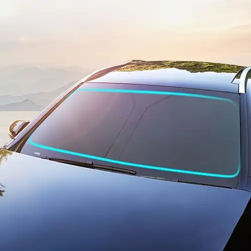 Auto Windschutzscheibe Sonnenblende Klappbare Abdeckung UV Block Auto  Frontscheibe (Wärmeisolierung Schutz) für Auto LKWs Autos