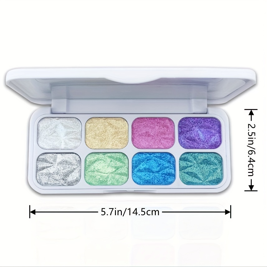 Chameleon Highlighter Palette Eyeshadow Face Body Pigment - Temu