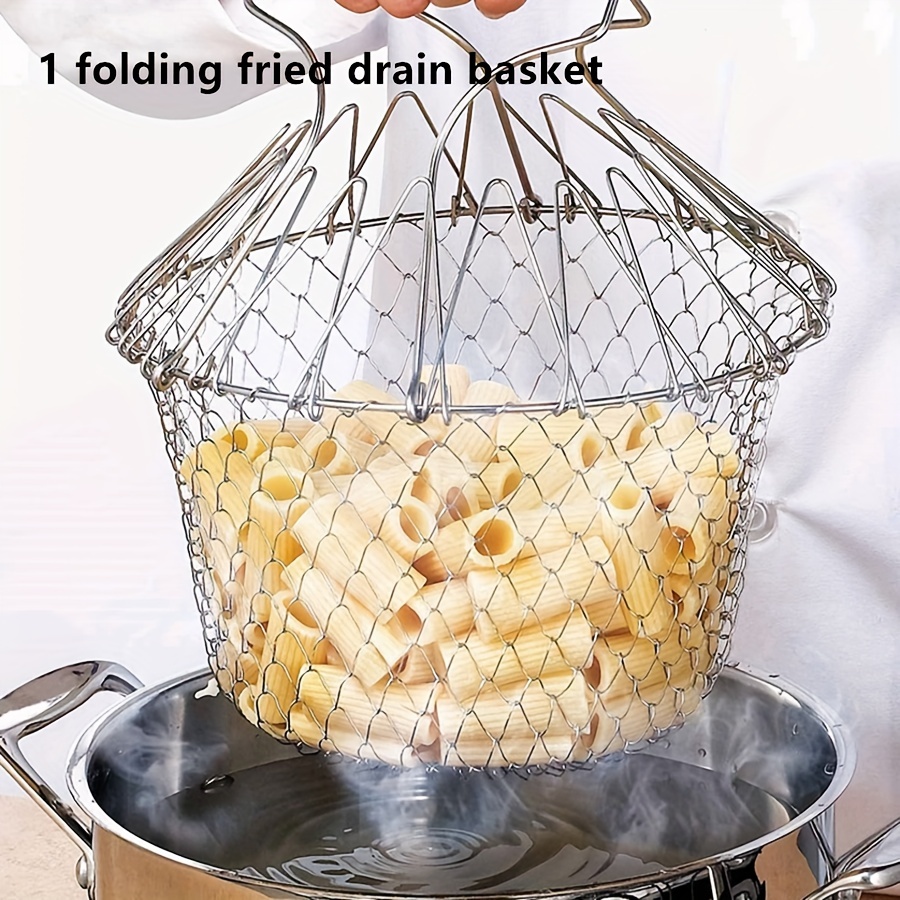 8Pcs Mini Stainless Steel Deep Fry Baskets Food Storage Container