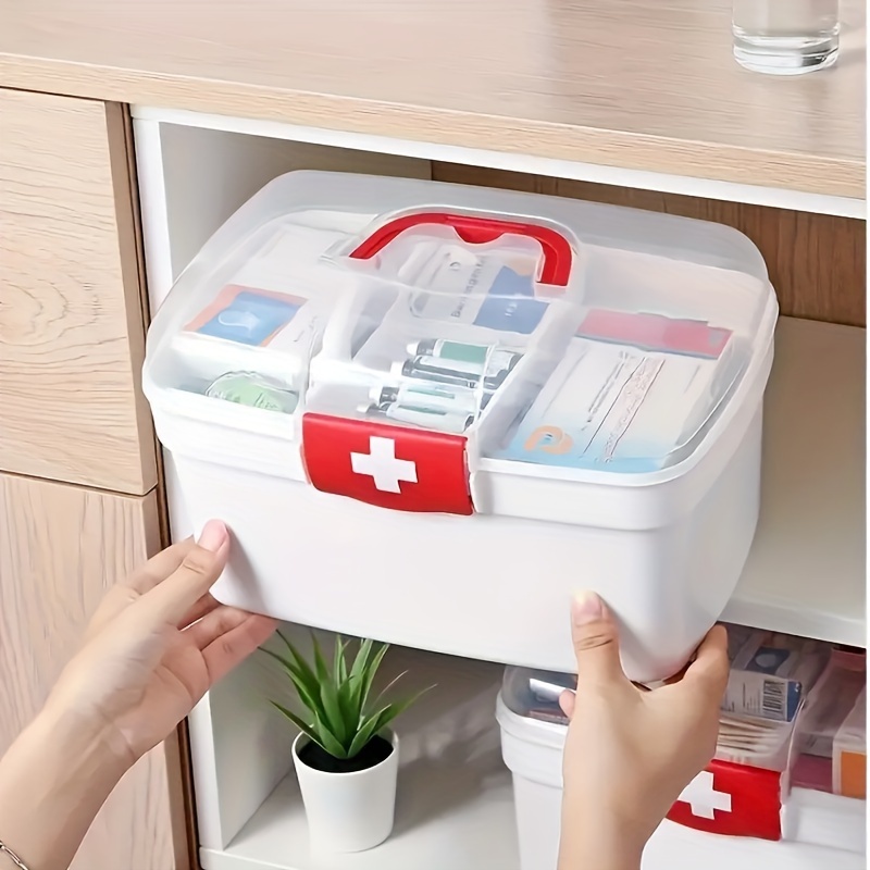 Cartoon Medicine Box Household Medicine Storage Box First - Temu