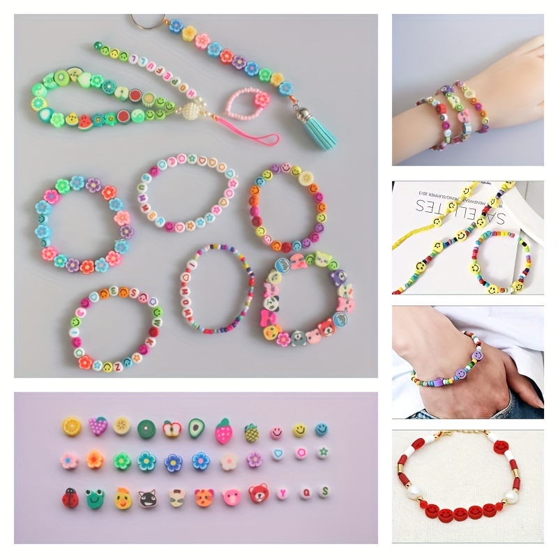 Bag Acrylic Pony Beads For Jewelry Making Diy Bracelets - Temu