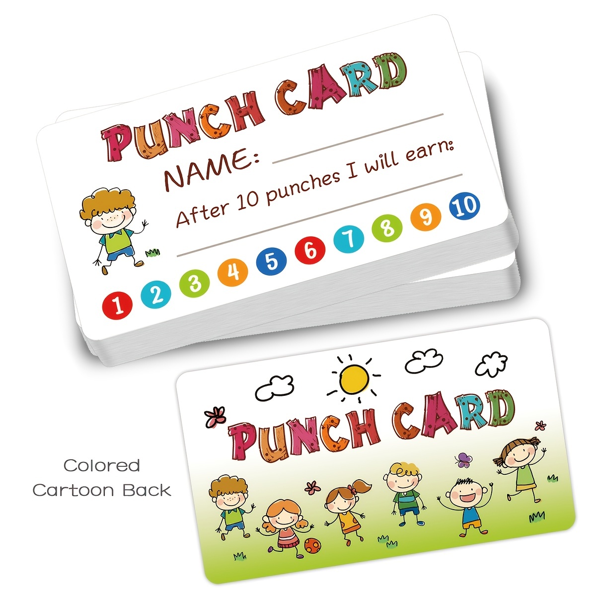 Punch Cards Suitable For Classroom Student Behavior Reward - Temu