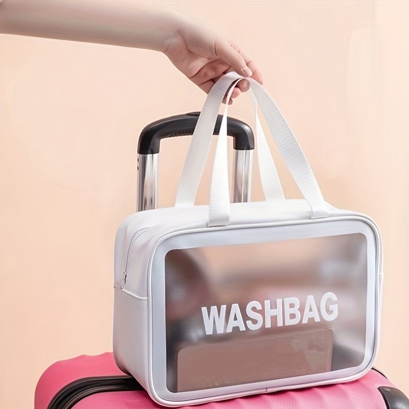 Waterproof Wash Bag Travel Portable Makeup Bag Organizer Large Capacity  Light Wash Storage Bags Home Bathroom Wash Box Storage