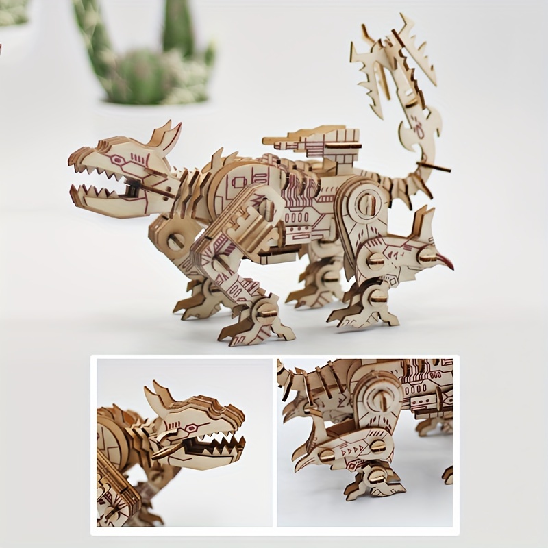 3d Three dimensional Diy Mecha Jigsaw Puzzle Educational - Temu