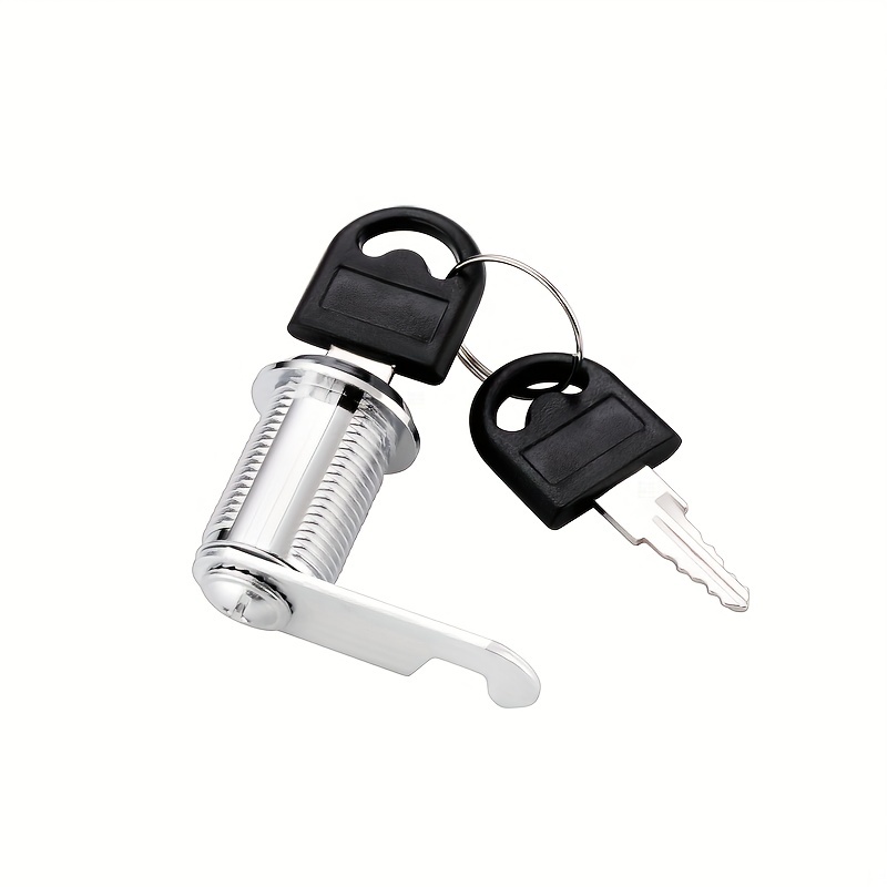 Hecfu 3 Pack cabinet Locks with Keys, 58 cam Lock keyed Alike, Secure  Drawer Mailbox File