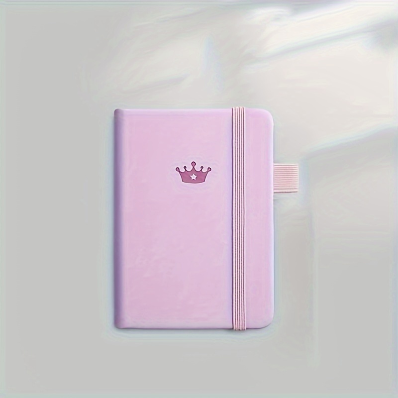 Embossed Logo Waterproof Pu Leather Cover Mini Portable - Temu
