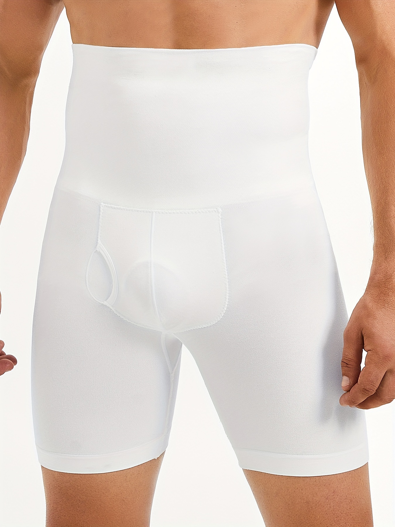 Men'S Body Shaper Tummy Control Slimming Shapewear Shorts High