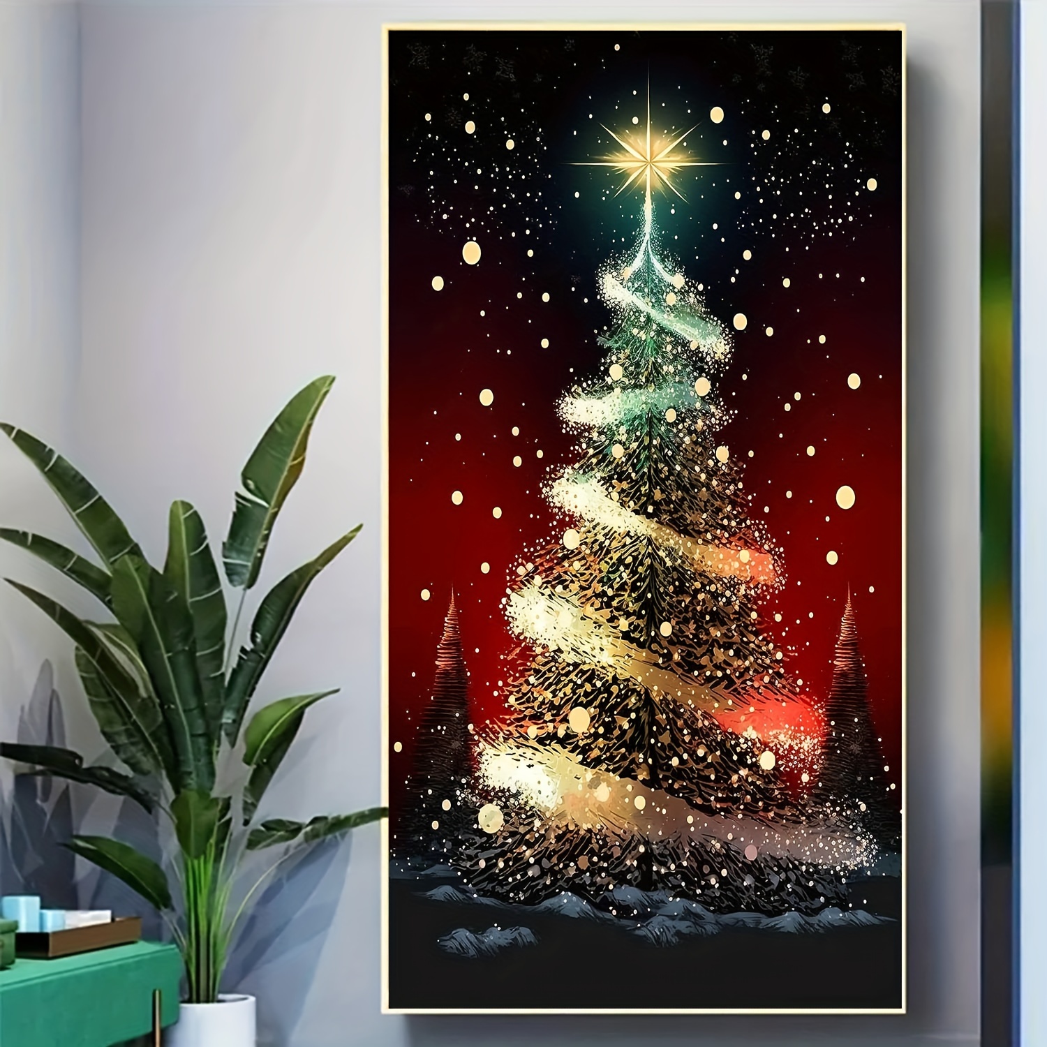 5d Diamond Painting Kits Christmas Decoration Full Round - Temu