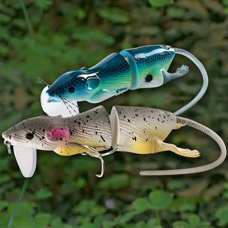 Rat shaped Multi section Fishing Lure Realistic Simulation - Temu