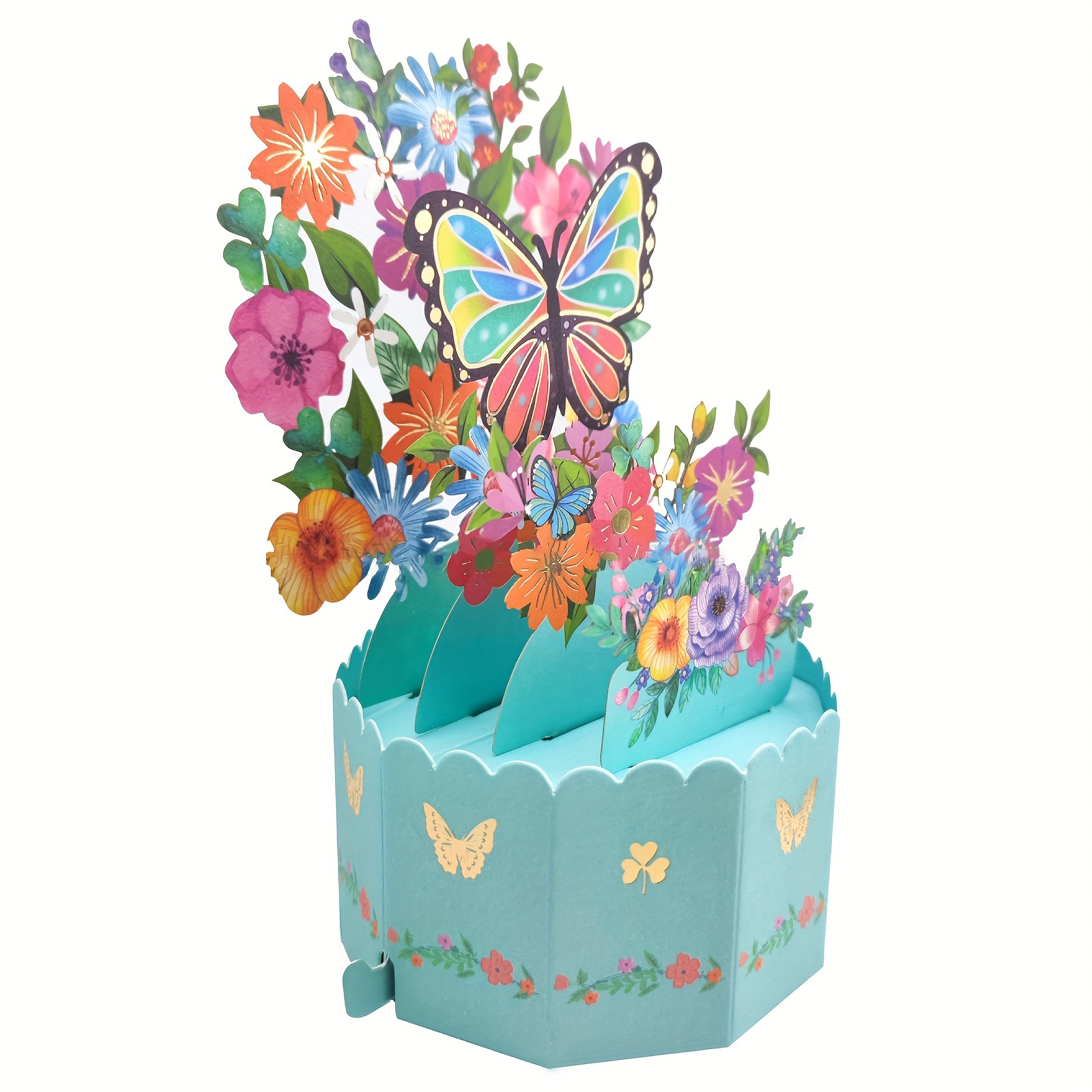 Butterfly Bouquet Pop Up Greeting Card, Card