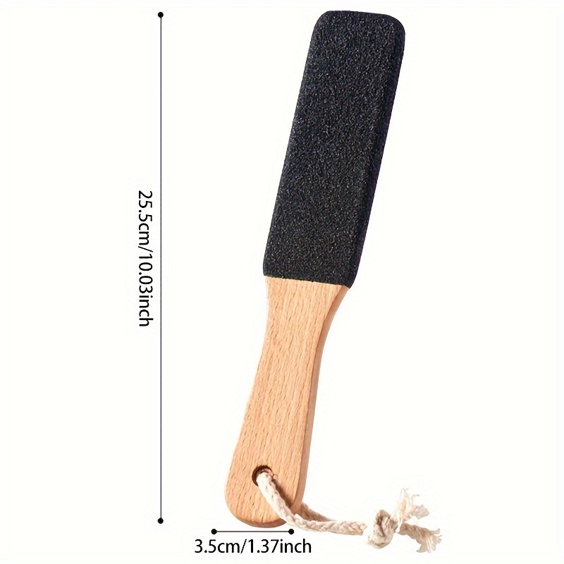 Pumice Stone Foot Scrubber - Pedicure Foot File with Handle for