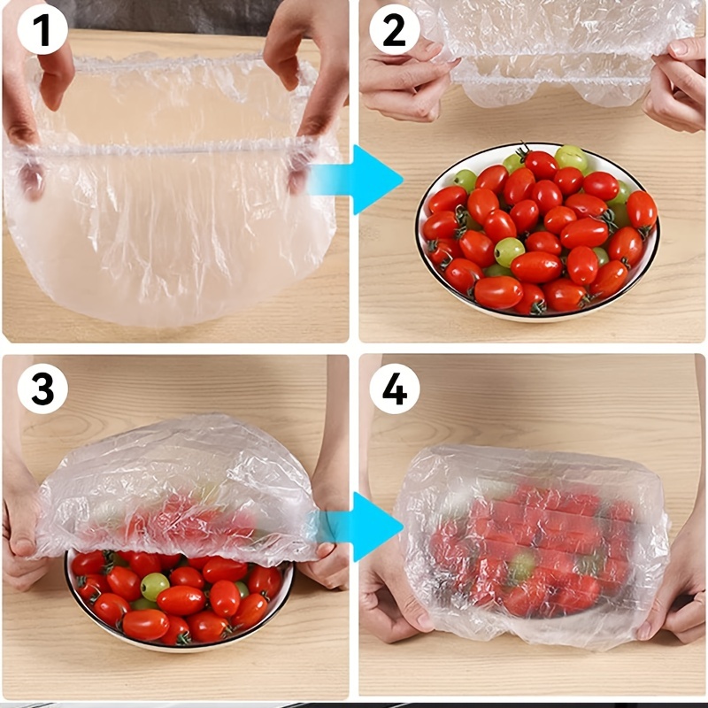 Disposable Plastic Wrap Cover For Household Refrigerator - Temu