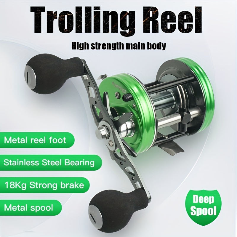 Smooth Casting Metal Trolling Reel 5.3:1 Gear Ratio Fishing - Temu