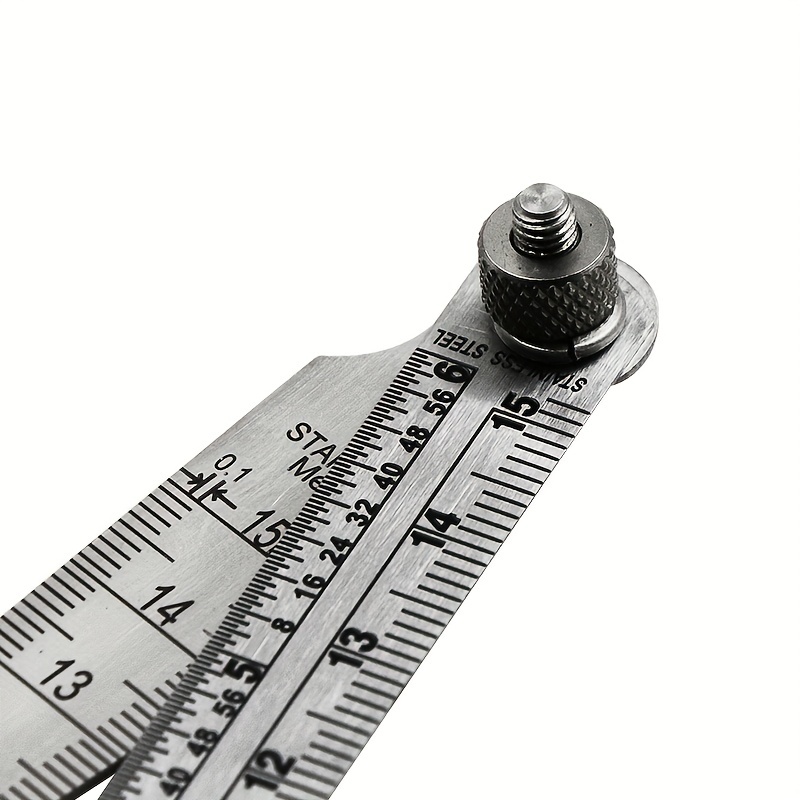 Stainless Steel High Precision Ruler Hole Diameter Ruler - Temu