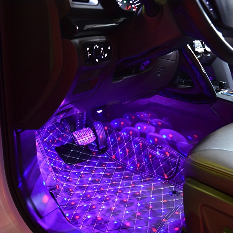 🔥Luces LED Para Autos Carro Coche Interior De Colores Decorativas  accesorios