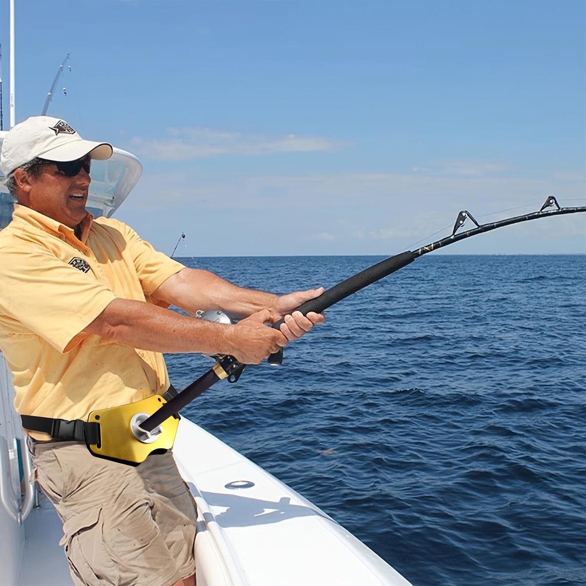 Adjustable Fishing Strap Rod Holder Hands free Fishing Belt - Temu