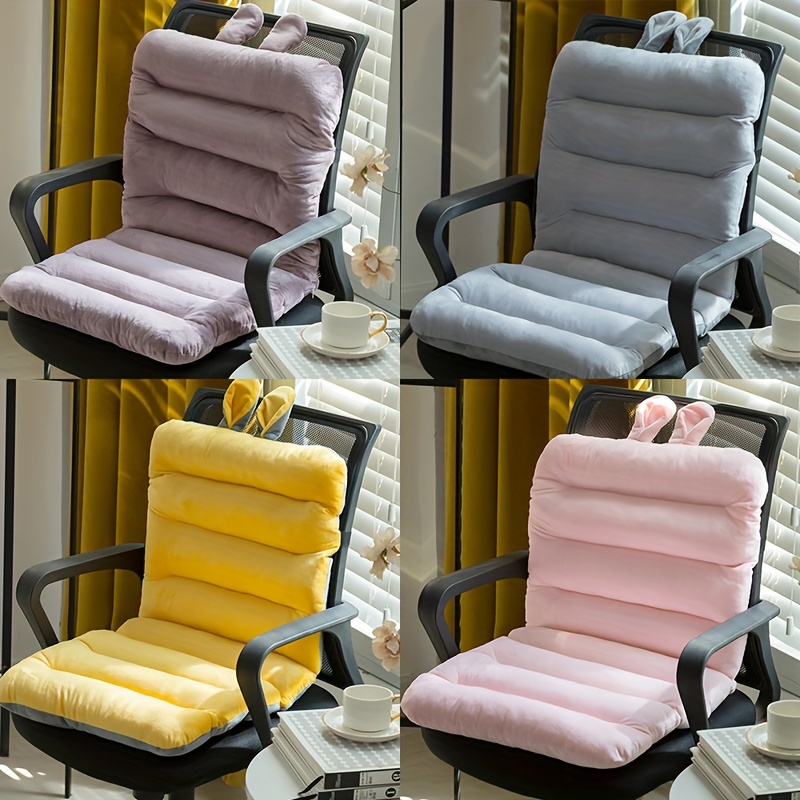 Cojines de silla para sillas de comedor, 6 unidades en forma de  U, cojines de silla de cocina con lazos, almohadillas antideslizantes para  sillas de comedor en forma de U, colorido