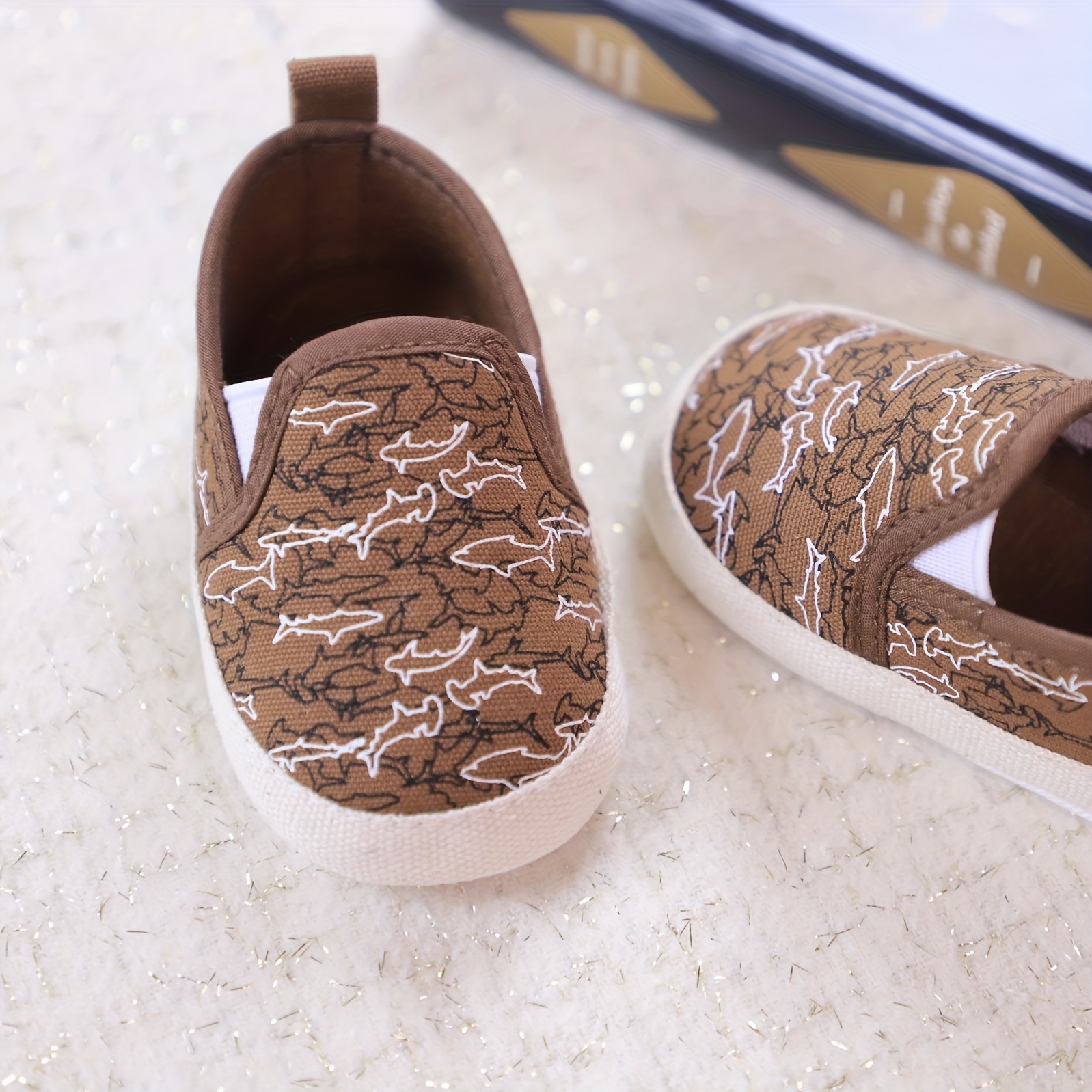 Casual Cute Cartoon Slip On Low Top Loafer Shoes For Baby Boys